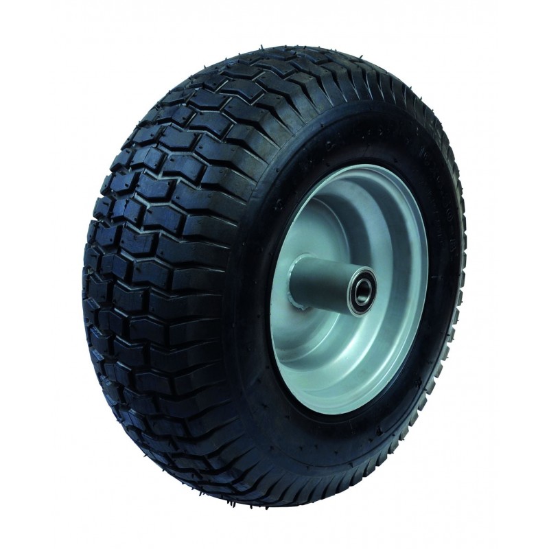 WHEEL & TYRE ASSEMBLY WIDE TYPE 16X6.50-8 BLOCK TREAD SUITS CRT7729