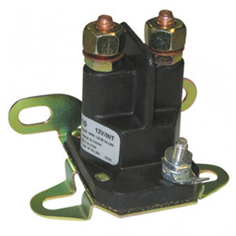 UNIVERSAL STARTER SOLENOID 12V 3 POLE GROUND SWITCH SUITS MANY BRANDS & MODELS