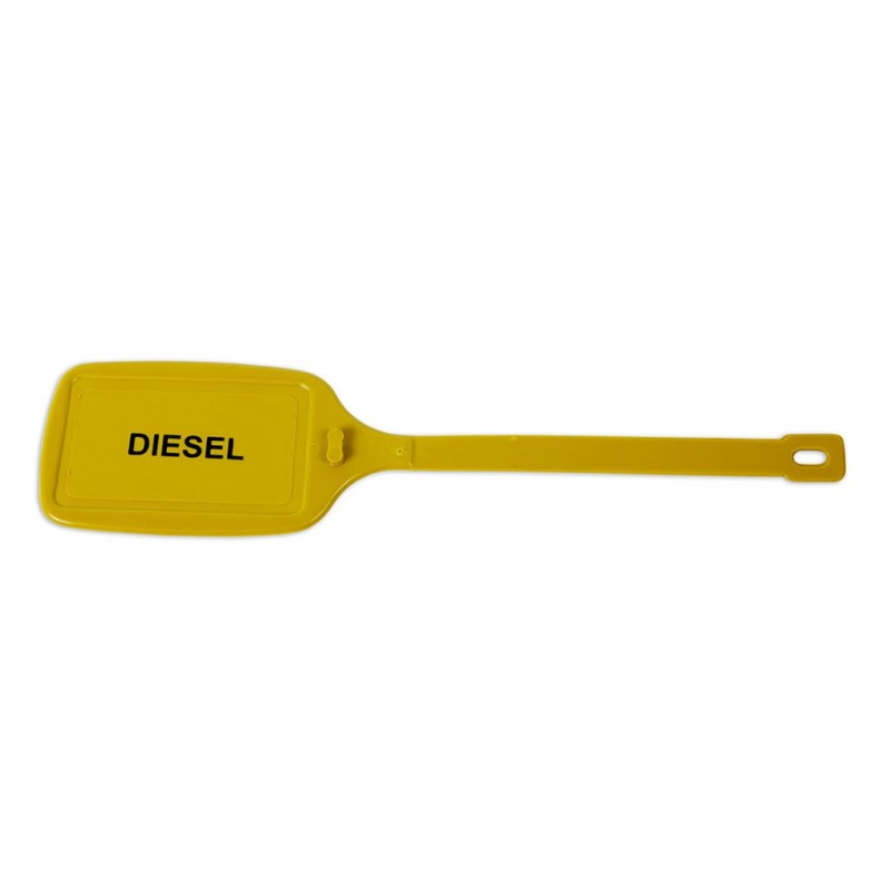 IDENTIFICATION & FUEL TAGS DIESEL PLASTIC GOLD (10 PACK) PACK OF 10