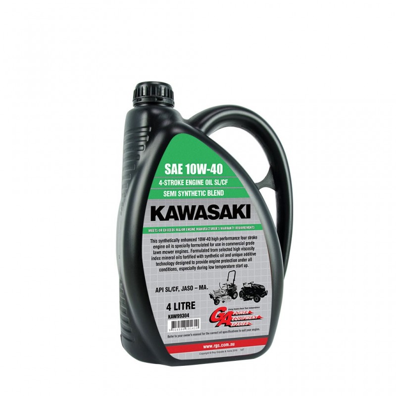 KAWASAKI OIL SAE 10W40 SEMI-SYNTHETIC 4-STROKE ENGINE 4L
